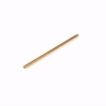 Basic Nature Brown PLA Plastic / Coffee Ground Straw - Compostable - 8 1/4" - 100 count box