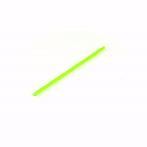 Basic Nature Green PLA / PBAT Plastic Straw - Compostable - 8 1/4" - 100 count box