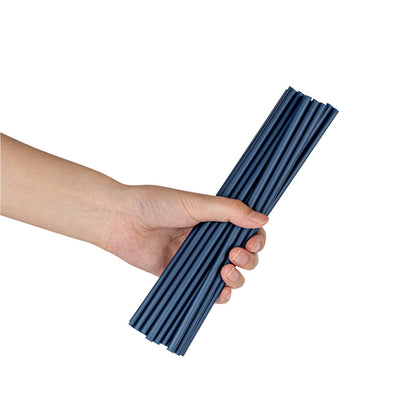 Basic Nature Midnight Blue PLA / PBAT Plastic Straw - Compostable - 8 1/4" - 2000 count box