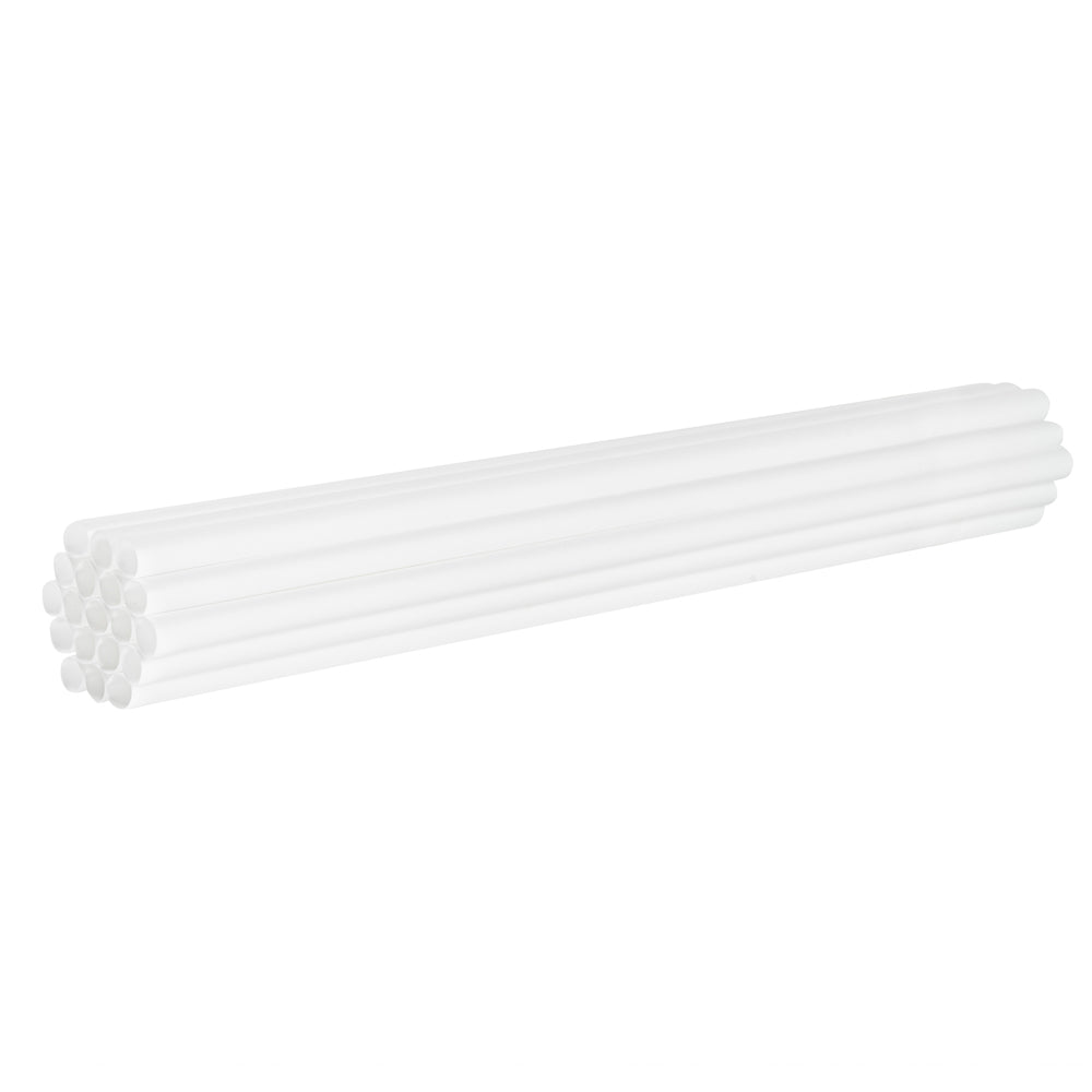 Basic Nature White PLA / PBAT Plastic Straw - Compostable - 8 1/4" - 100 count box