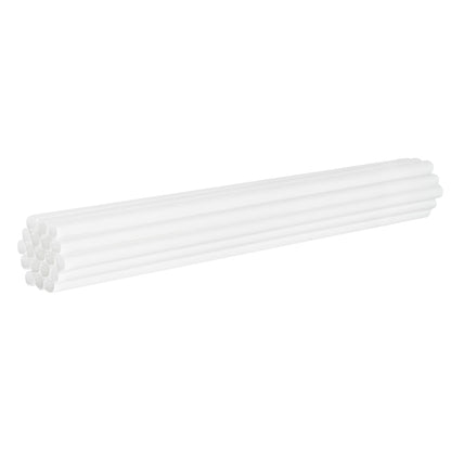 Basic Nature White PLA / PBAT Plastic Straw - Compostable - 8 1/4" - 100 count box