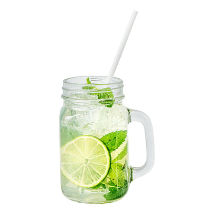 Basic Nature White PLA / PBAT Plastic Straw - Compostable - 8 1/4" - 100 count box
