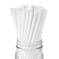 Basic Nature White PLA / PBAT Plastic Straw - Compostable - 8 1/4" - 2000 count box