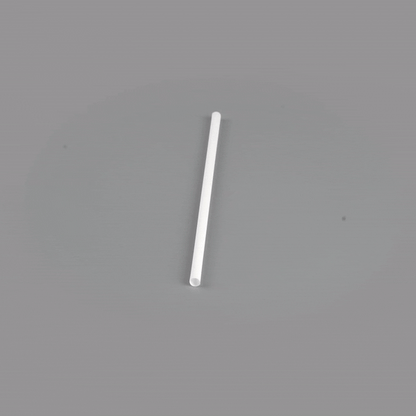 Basic Nature White PLA / PBAT Plastic Straw - Compostable - 8 1/4" - 2000 count box