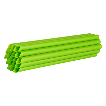 Basic Nature Green PLA / PBAT Plastic Boba Straw - Compostable - 9" - 2000 count box
