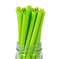 Basic Nature Green PLA / PBAT Plastic Boba Straw - Compostable - 9" - 100 count box