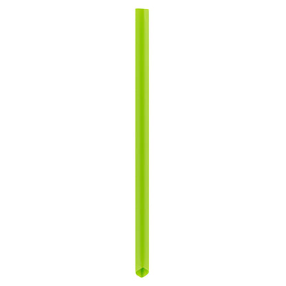 Basic Nature Green PLA / PBAT Plastic Boba Straw - Compostable - 9" - 100 count box