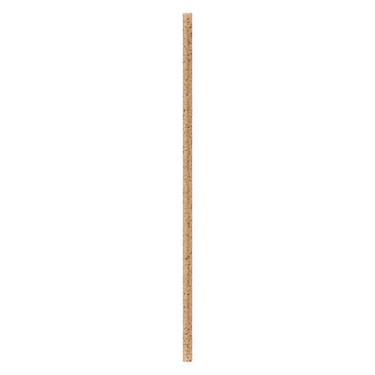 Basic Nature Brown PLA Plastic / Coffee Ground Straw - Wrapped, Compostable - 8 1/4" - 2000 count box