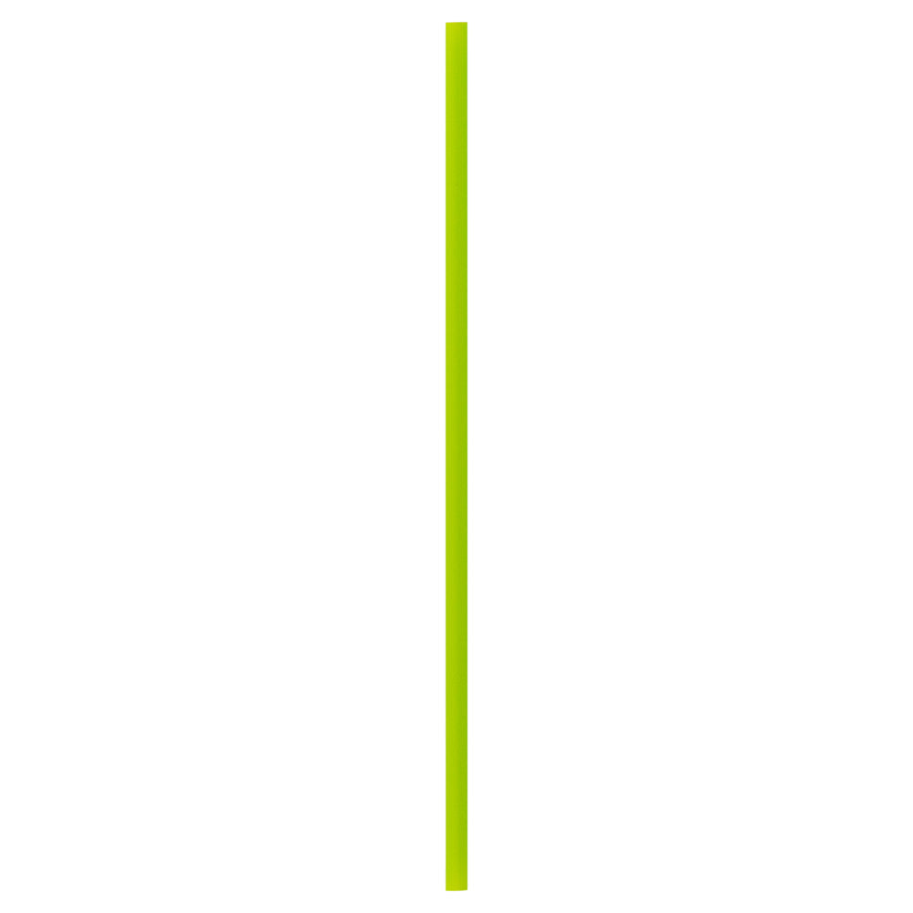 Basic Nature Green PLA / PBAT Plastic Straw - Wrapped, Compostable - 8 1/4" - 100 count box