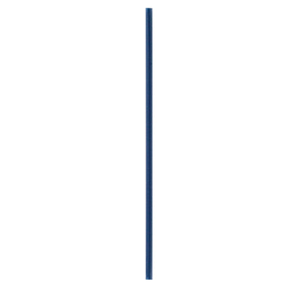 Basic Nature Midnight Blue PLA / PBAT Plastic Straw - Wrapped, Compostable - 8 1/4" - 100 count box