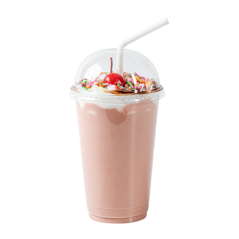 Basic Nature White PLA / PBAT Plastic Straw - Wrapped, Flexible, Compostable - 8 1/4" - 100 count box