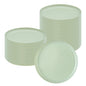 Moderna Round Mint Green Plastic Plate - 6 1/4" x 6 1/4" x 1/2" - 40 count box