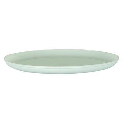 Moderna Round Mint Green Plastic Plate - 6 1/4" x 6 1/4" x 1/2" - 40 count box