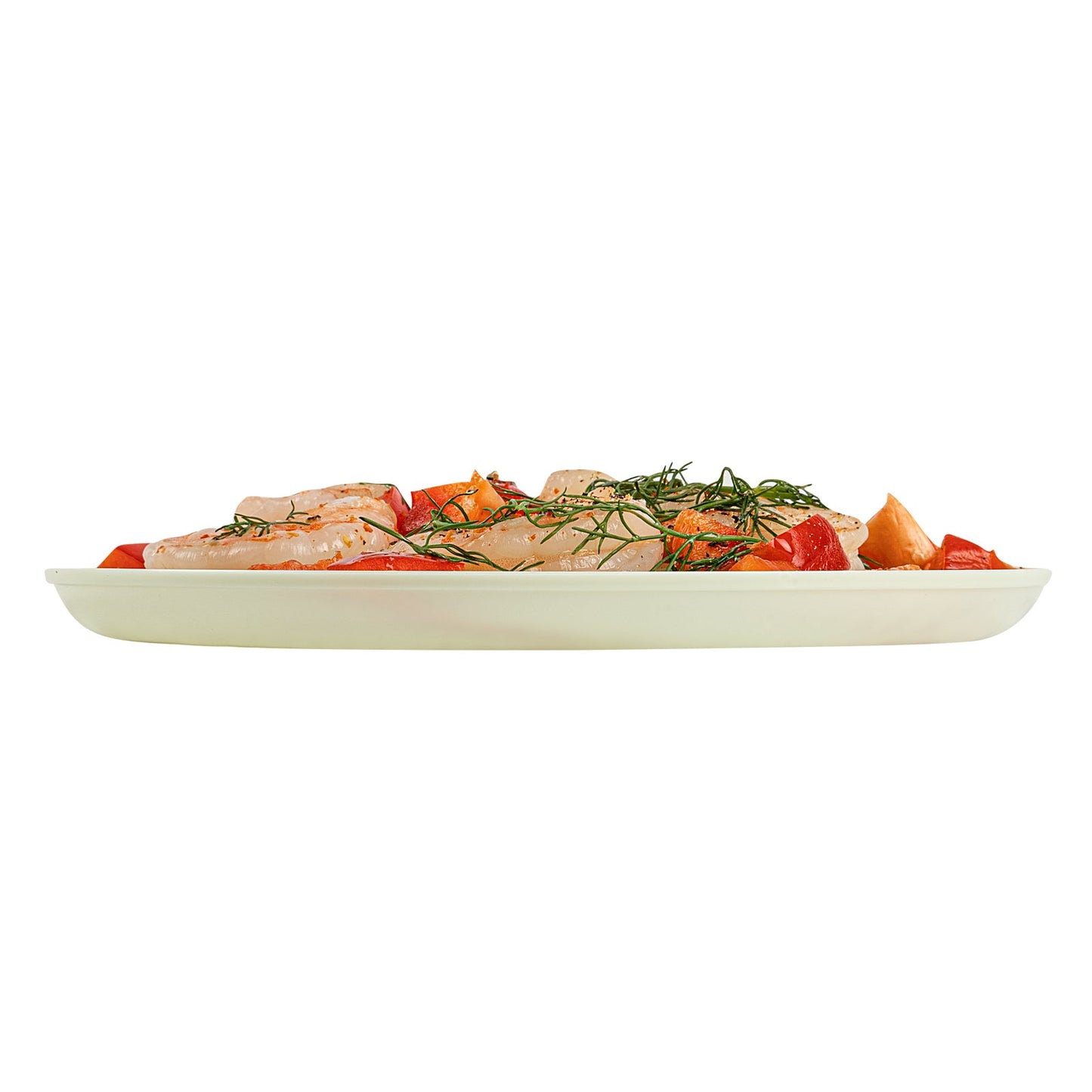 Moderna Round Mint Green Plastic Plate - 6 1/4" x 6 1/4" x 1/2" - 200 count box