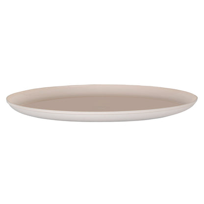 Moderna Round Light Pink Plastic Plate - 8 1/2" x 8 1/2" x 1/2" - 40 count box