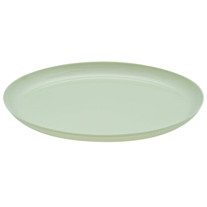 Moderna Round Mint Green Plastic Plate - 8 1/2" x 8 1/2" x 1/2" - 40 count box