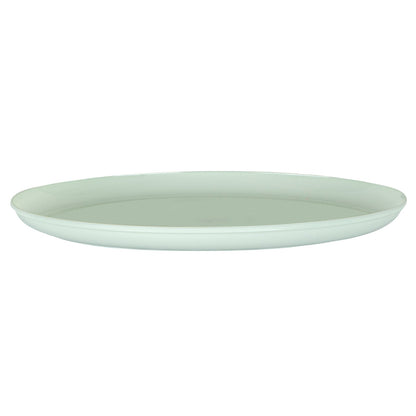 Moderna Round Mint Green Plastic Plate - 8 1/2" x 8 1/2" x 1/2" - 40 count box