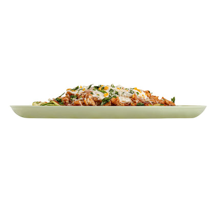 Moderna Round Mint Green Plastic Plate - 8 1/2" x 8 1/2" x 1/2" - 200 count box