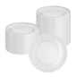 Moderna Round Clear Plastic Wave Plate - 9" x 9" x 1/2" - 40 count box