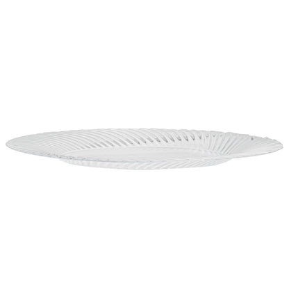 Moderna Round Clear Plastic Wave Plate - 9" x 9" x 1/2" - 40 count box