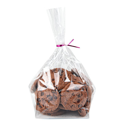 Bag Tek Pink Metallic Twist Tie / Bag Tie - 4" - 500 count box
