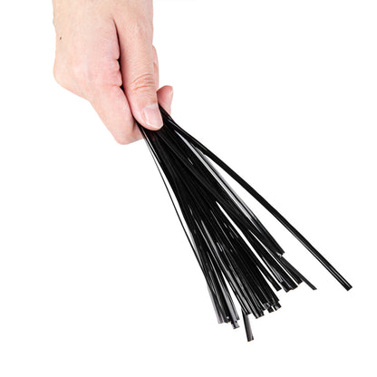 Bag Tek Black Metallic Twist Tie / Bag Tie - 6" - 500 count box