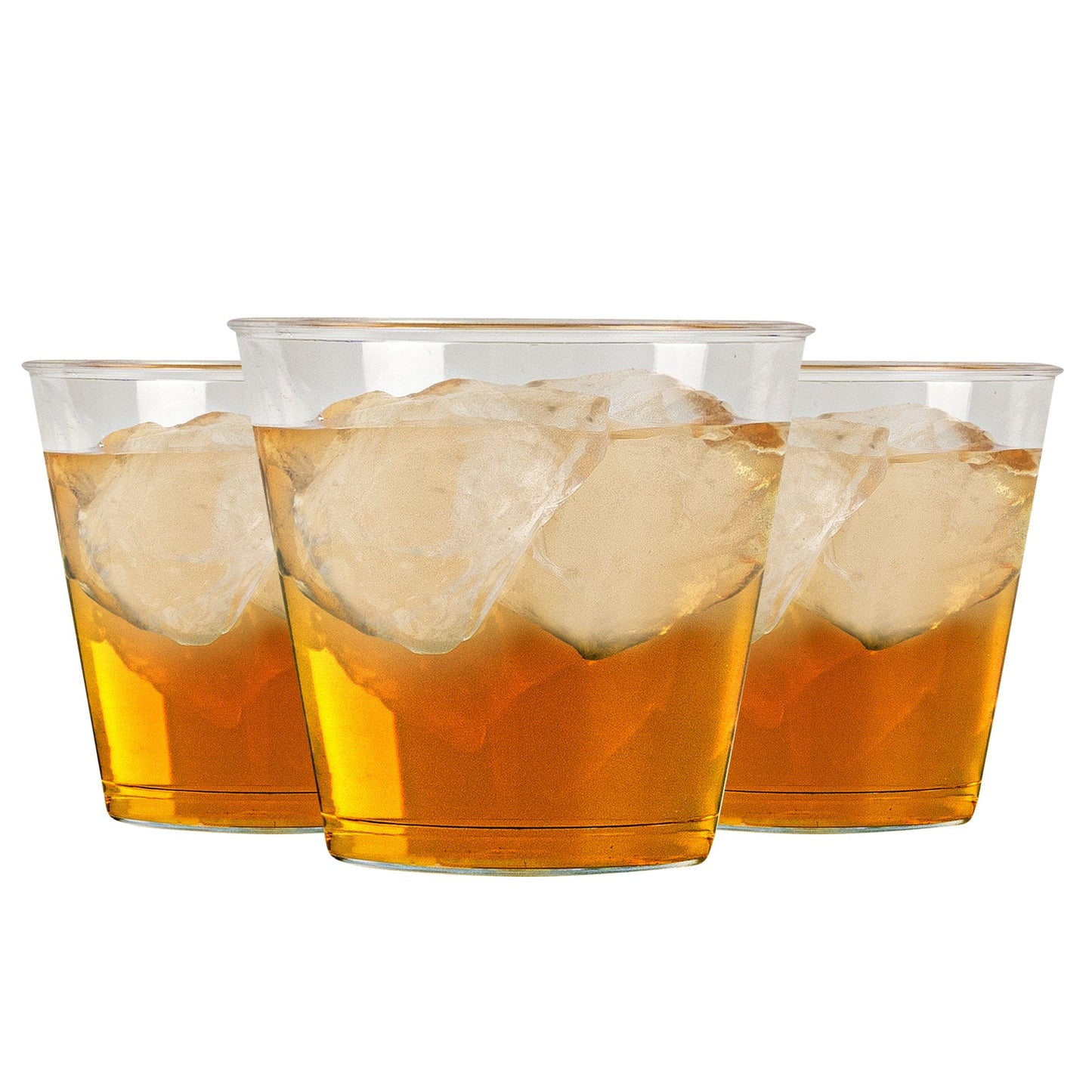 Chef 101 1 oz Clear Plastic Shot Glass - 1 3/4" x 1 3/4" x 1 1/2" - 500 count box
