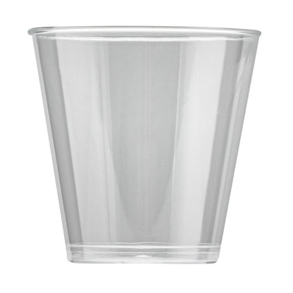 Chef 101 2 oz Clear Plastic Shot Glass - 2" x 2" x 2" - 50 count box