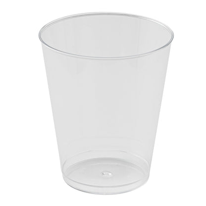 Chef 101 7 oz Clear Plastic Tumbler - 2 3/4" x 2 3/4" x 3 1/4" - 500 count box