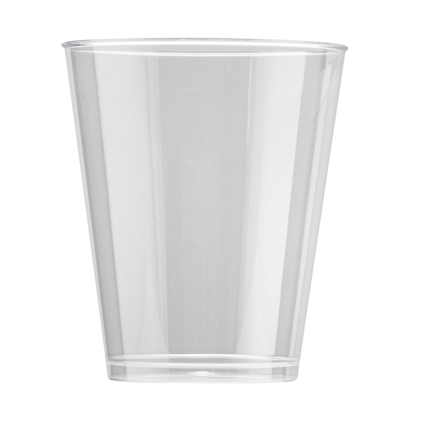 Chef 101 7 oz Clear Plastic Tumbler - 2 3/4" x 2 3/4" x 3 1/4" - 500 count box