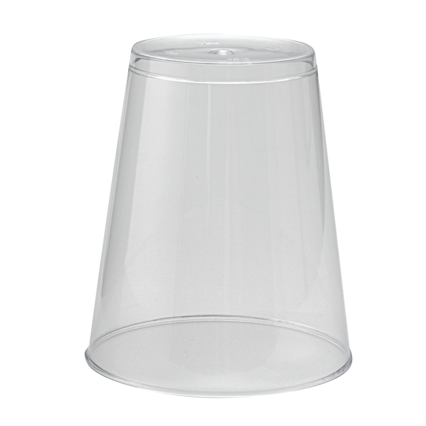 Chef 101 7 oz Clear Plastic Tumbler - 2 3/4" x 2 3/4" x 3 1/4" - 500 count box