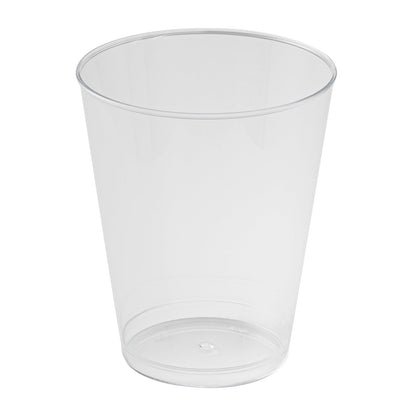 Chef 101 8 oz Clear Plastic Tumbler - 3" x 3" x 3 1/4" - 20 count box