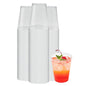 Chef 101 8 oz Clear Plastic Tumbler - 3" x 3" x 3 1/4" - 20 count box