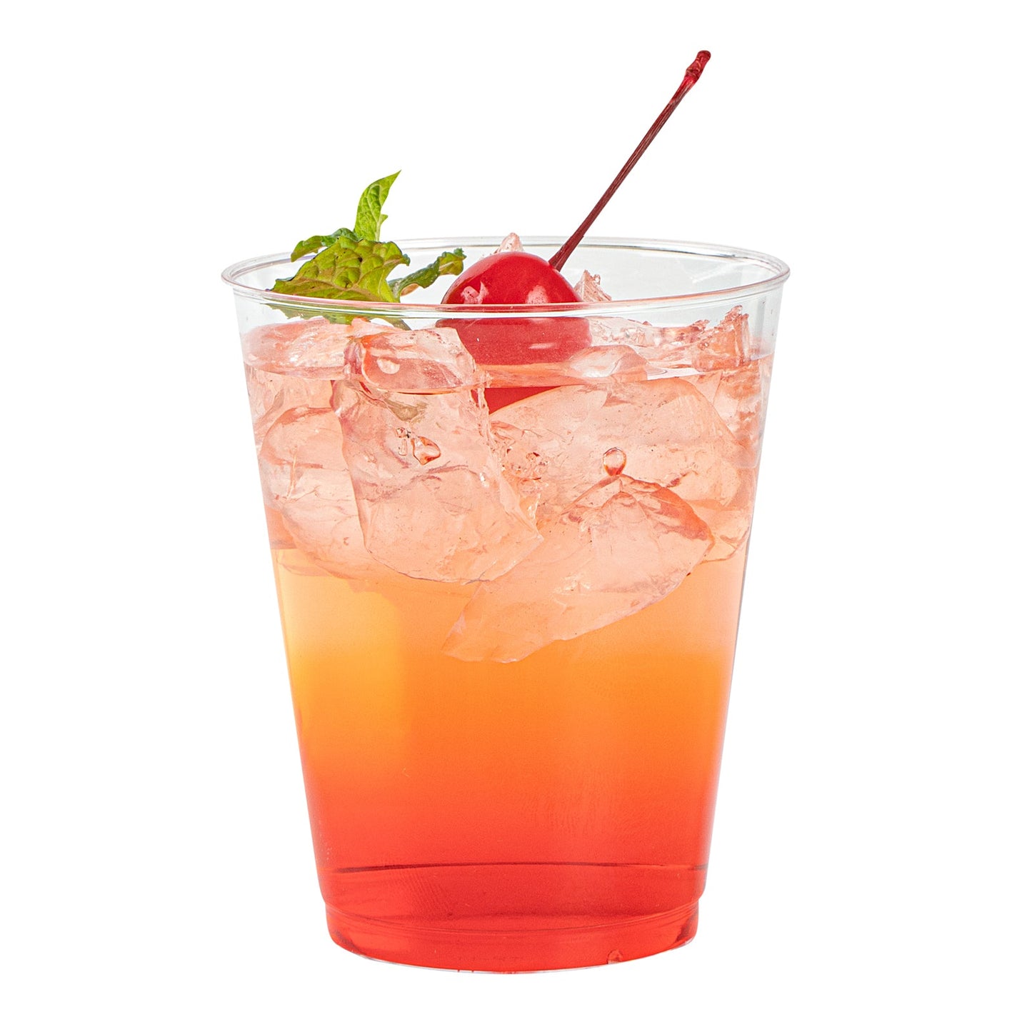 Chef 101 8 oz Clear Plastic Tumbler - 3" x 3" x 3 1/4" - 20 count box