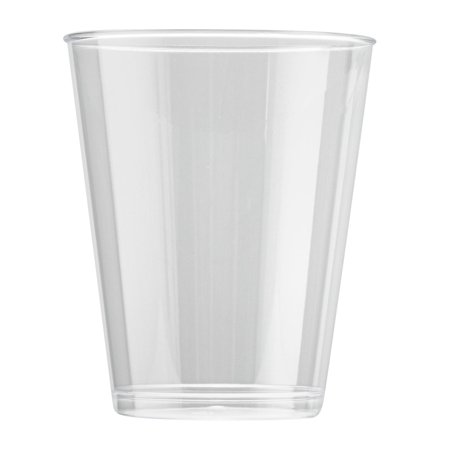 Chef 101 8 oz Clear Plastic Tumbler - 3" x 3" x 3 1/4" - 20 count box