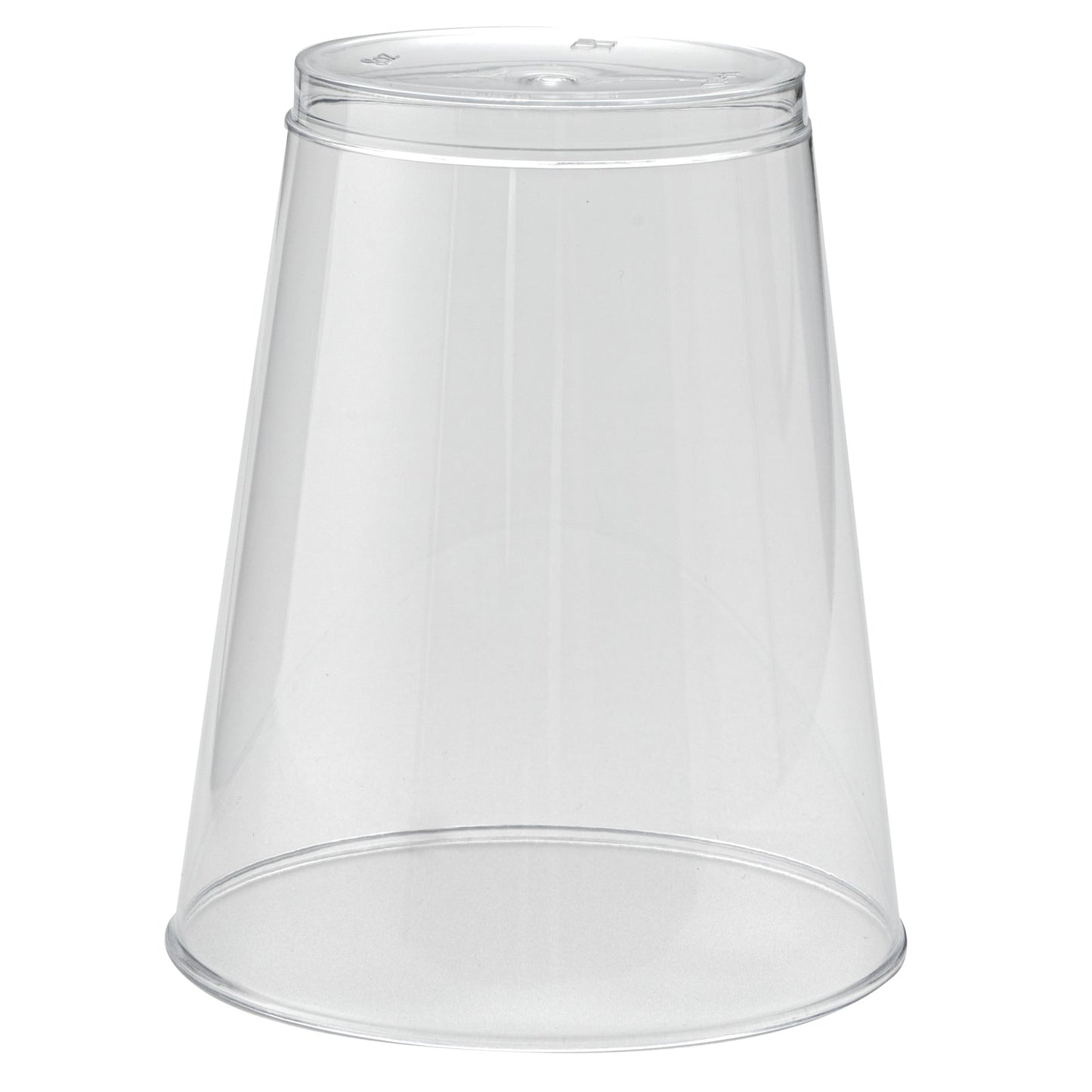 Chef 101 8 oz Clear Plastic Tumbler - 3" x 3" x 3 1/4" - 20 count box