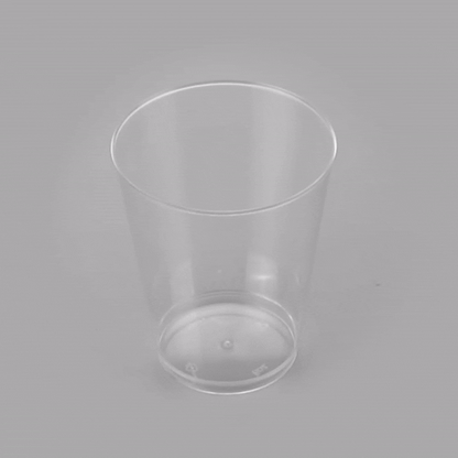 Chef 101 8 oz Clear Plastic Tumbler - 3" x 3" x 3 1/4" - 500 count box