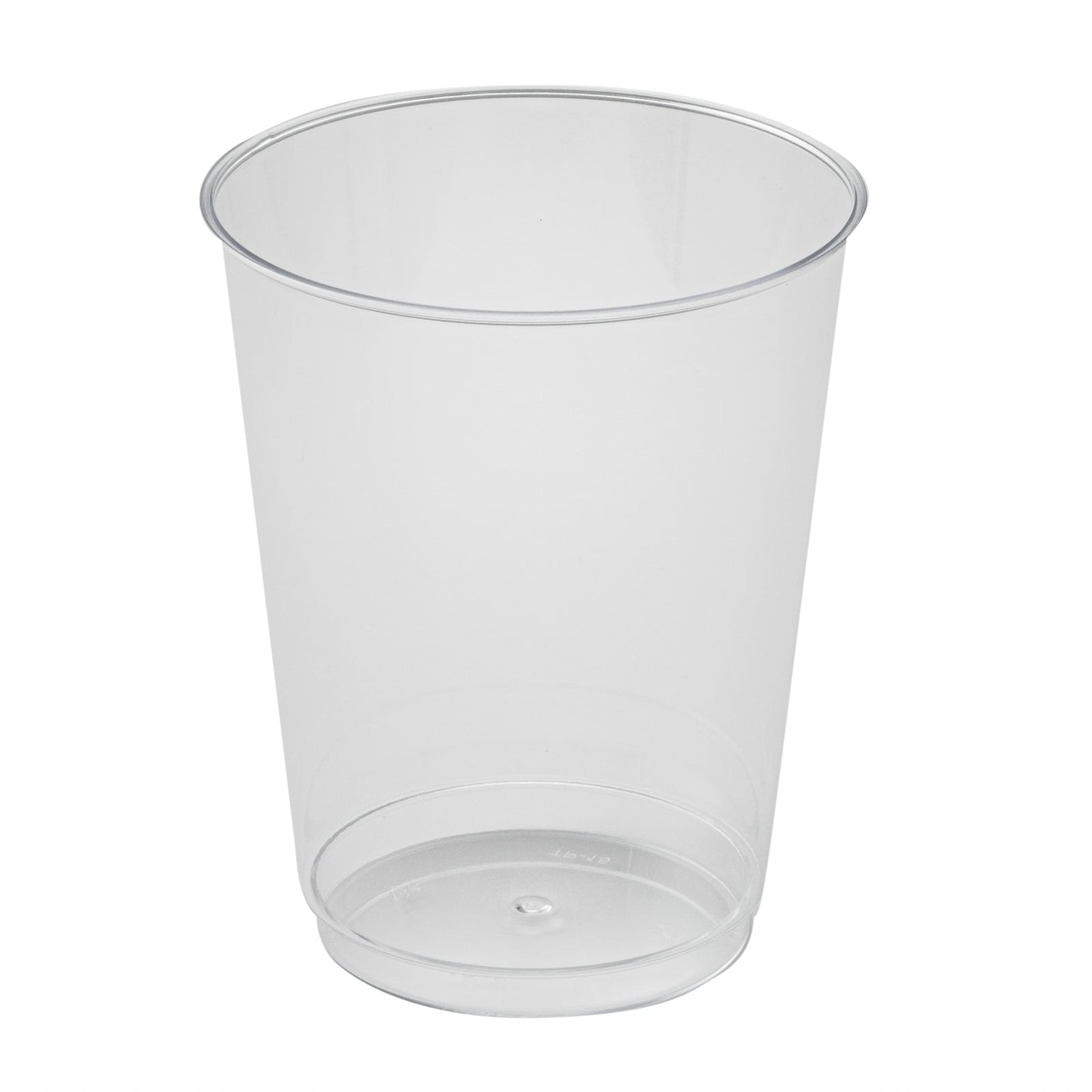 Chef 101 10 oz Clear Plastic Tumbler - 3" x 3" x 3 3/4" - 20 count box