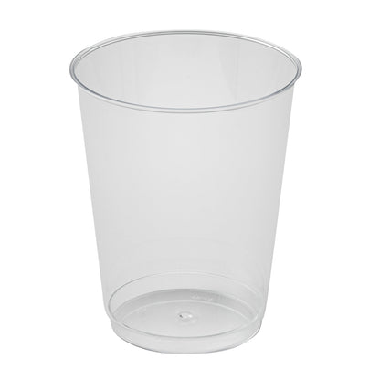Chef 101 10 oz Clear Plastic Tumbler - 3" x 3" x 3 3/4" - 20 count box