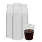 Chef 101 10 oz Clear Plastic Tumbler - 3" x 3" x 3 3/4" - 20 count box