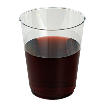 Chef 101 10 oz Clear Plastic Tumbler - 3" x 3" x 3 3/4" - 20 count box