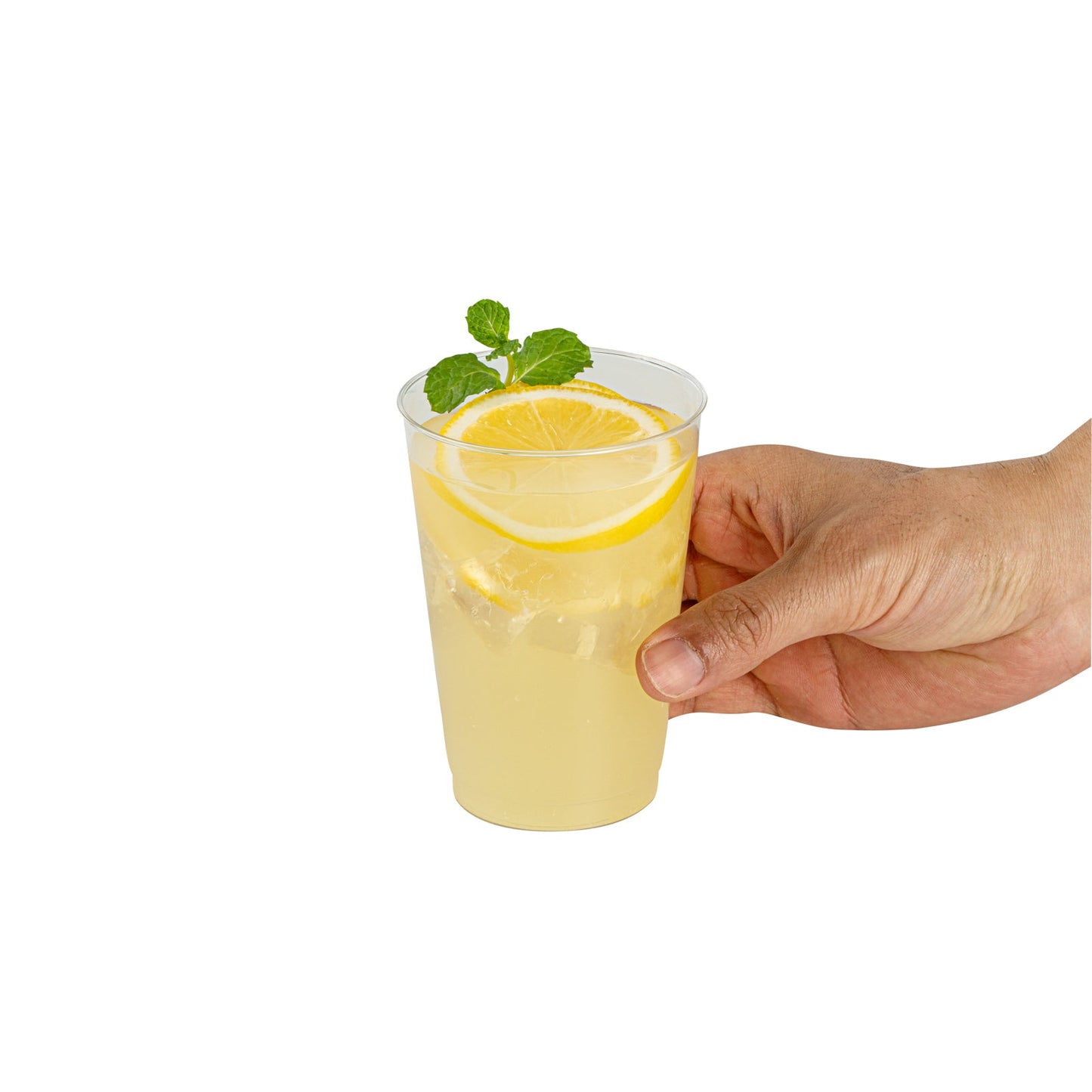 Chef 101 12 oz Clear Plastic Tumbler - 3" x 3" x 4 1/4" - 20 count box