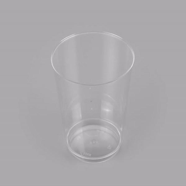 Chef 101 12 oz Clear Plastic Tumbler - 3" x 3" x 4 1/4" - 20 count box