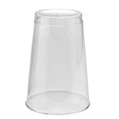 Chef 101 12 oz Clear Plastic Tumbler - 3" x 3" x 4 1/4" - 20 count box