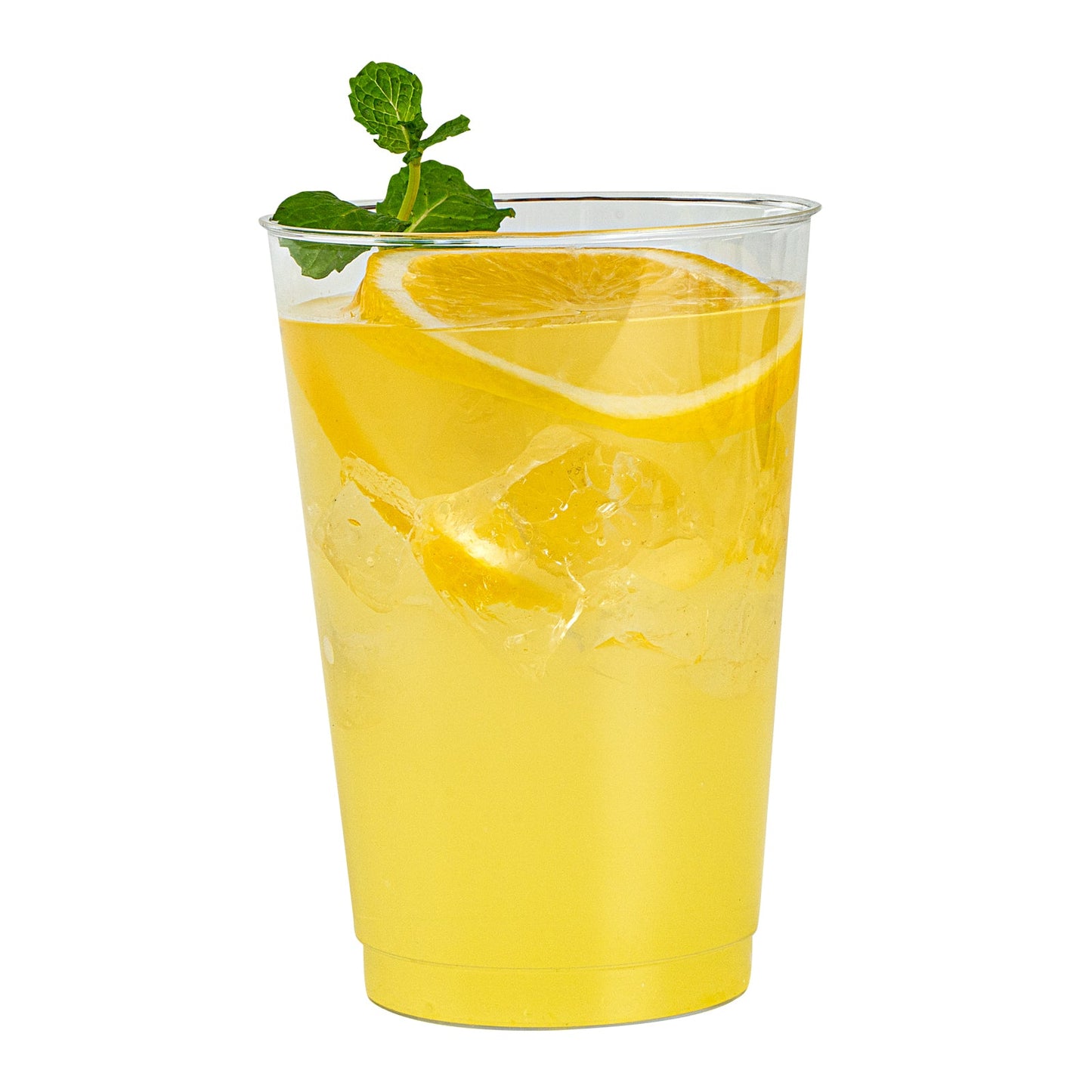 Chef 101 12 oz Clear Plastic Tumbler - 3" x 3" x 4 1/4" - 500 count box