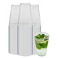 Chef 101 14 oz Clear Plastic Tumbler - 3 1/4" x 3 1/4" x 4 3/4" - 20 count box