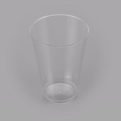 Chef 101 14 oz Clear Plastic Tumbler - 3 1/4" x 3 1/4" x 4 3/4" - 20 count box