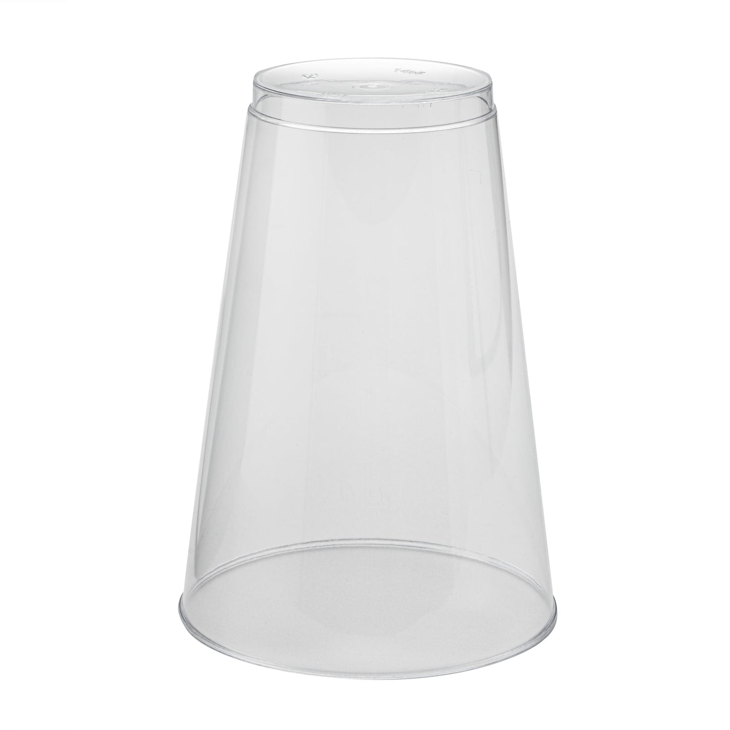 Chef 101 14 oz Clear Plastic Tumbler - 3 1/4" x 3 1/4" x 4 3/4" - 500 count box