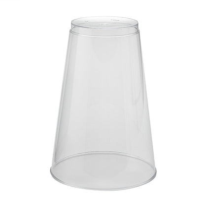 Chef 101 14 oz Clear Plastic Tumbler - 3 1/4" x 3 1/4" x 4 3/4" - 500 count box