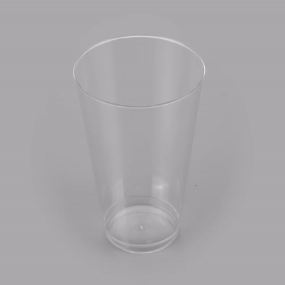 Chef 101 16 oz Clear Plastic Tumbler - 3 1/4" x 3 1/4" x 5 1/4" - 500 count box